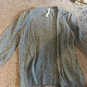 Grey cardigan